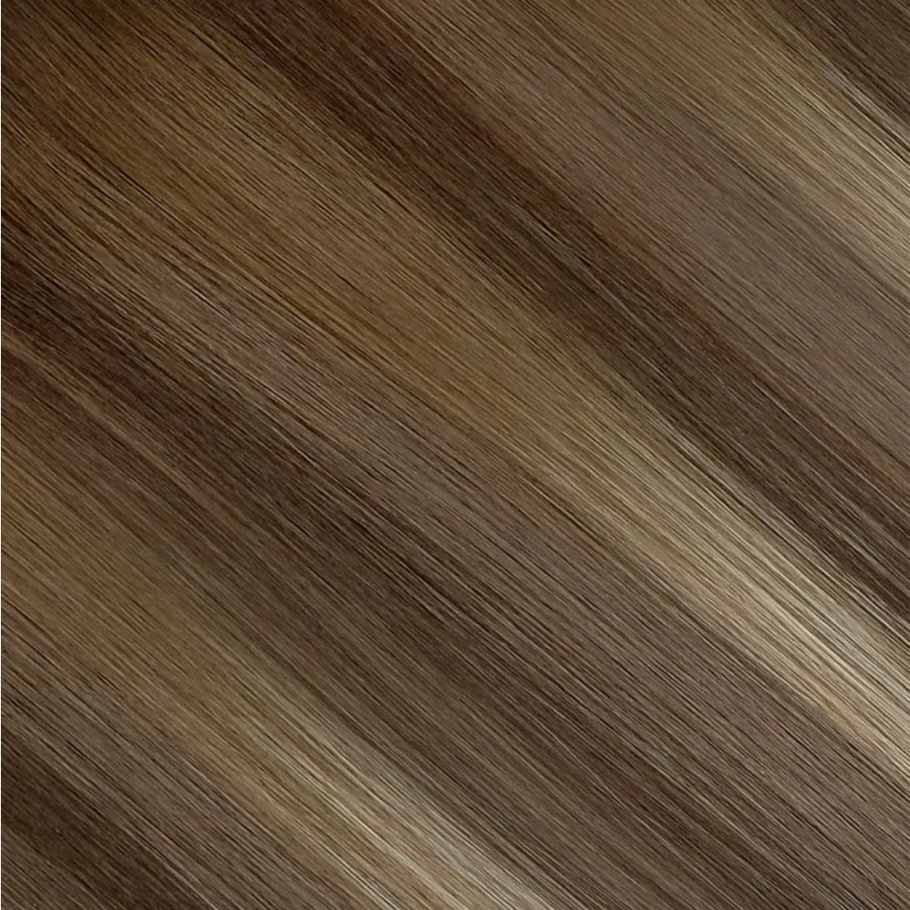 BELLAMI 20” Flex Weft Hair Extensions - Chocolate Coconut Brûlée - Picture 4 of 8